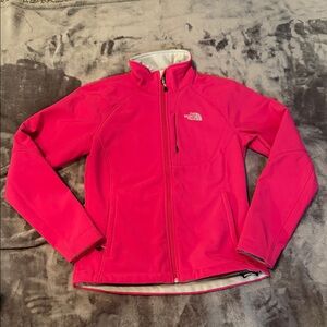 The North Face Apex bionic soft shell Jacket in pink